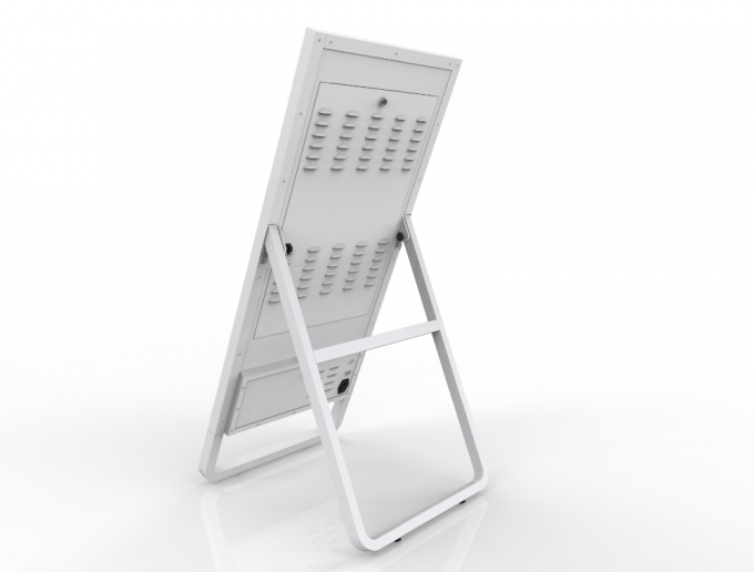 कैस्टर के साथ टीएफटी एलसीडी इंटरएक्टिव कतार प्रबंधन कियोस्क 2