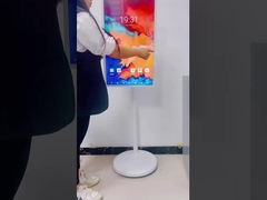 एंड्रॉयड 12 टच स्क्रीन पोर्टेबल टीवी डिजिटल साइनेज स्टैंड बाय मी स्मार्ट टीवी OEM