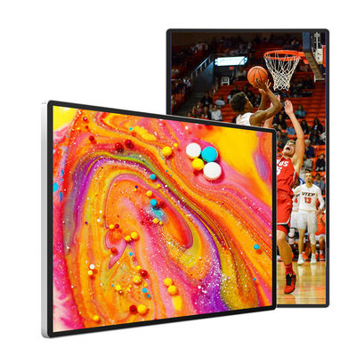 गुणवत्ता  4mm Tempered Glass Indoor Digital Advertising Screens RAM 2G ROM 8G कारखाना