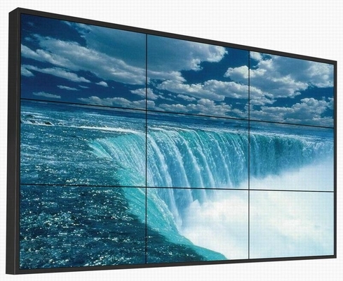 अल्ट्रा नैरो बेज़ल विज्ञापन स्क्रीन 4K एलसीडी वीडियो वॉल स्क्रीन डिस्प्ले